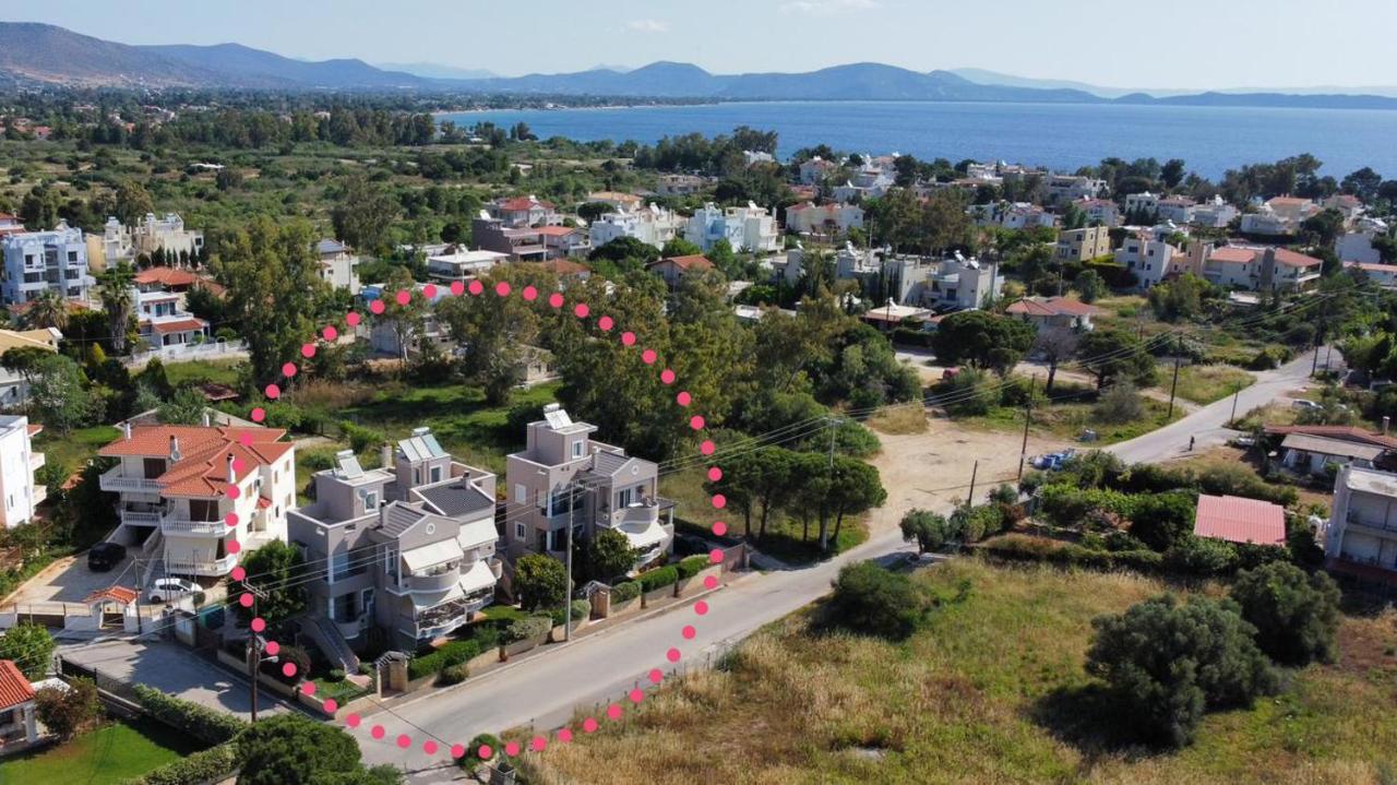 Helios: Charming Beach Home Next To Crystal Waters Néa Mákri Dış mekan fotoğraf